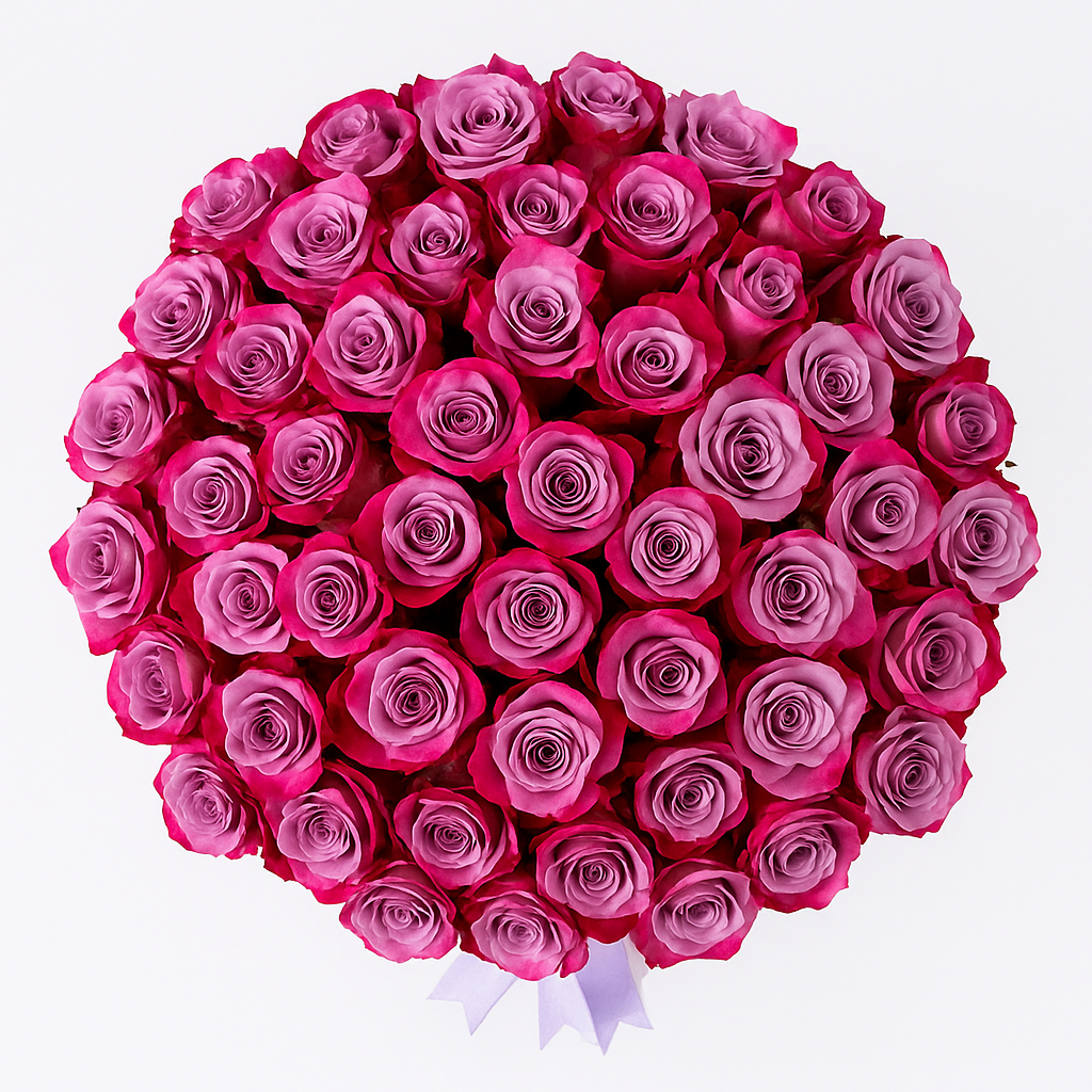 Purple Rose Bouquet