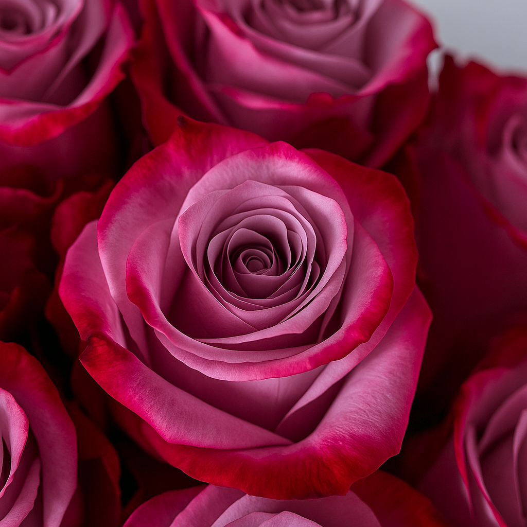 Purple Rose Bouquet