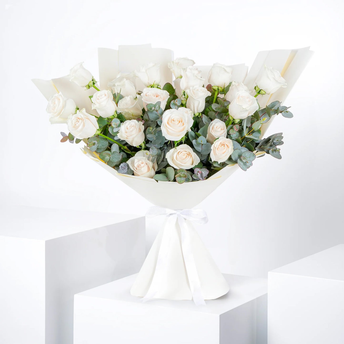 Premium White Rose Bouquet