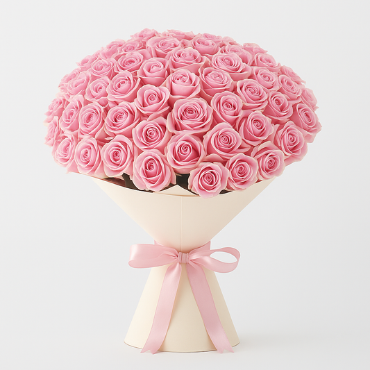 Premium Pink Rose Bouquet