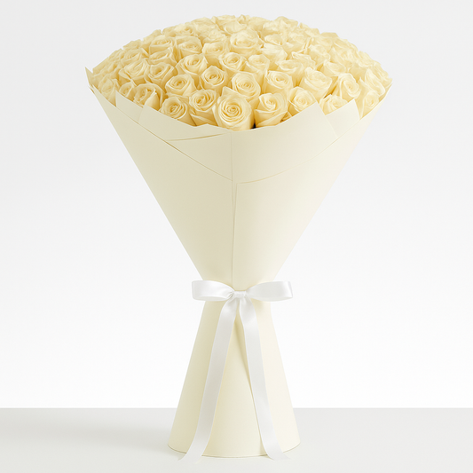 Premium White Rose Bouquet