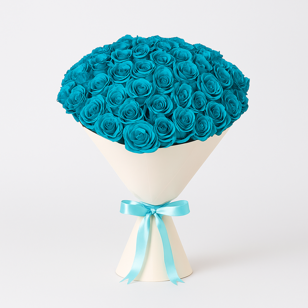 Premium Tiffany Blue Rose Bouquet