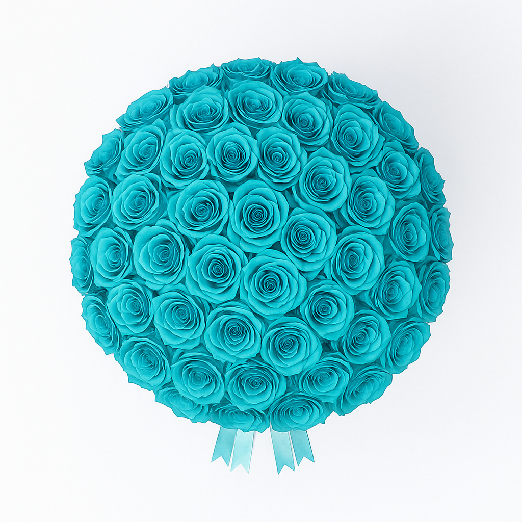 Premium Tiffany Blue Rose Bouquet