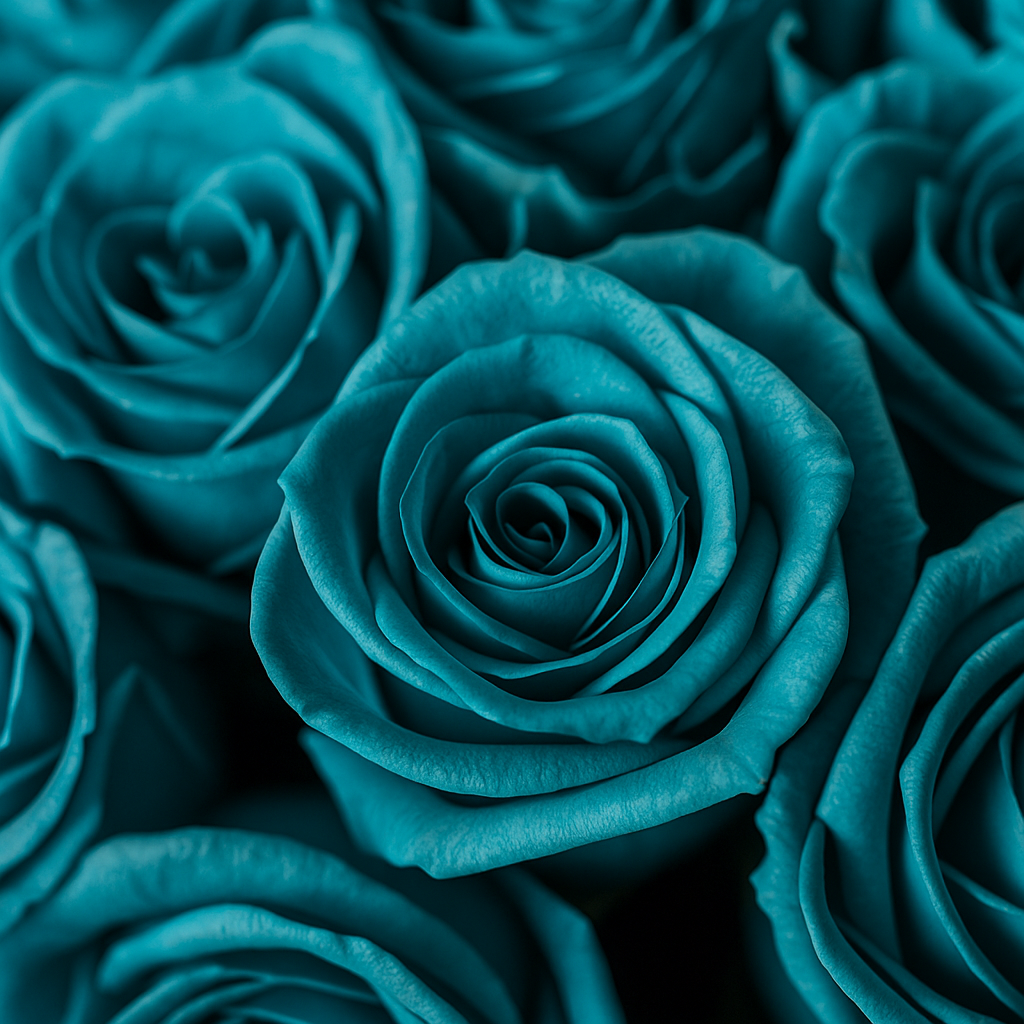 Premium Tiffany Blue Rose Bouquet
