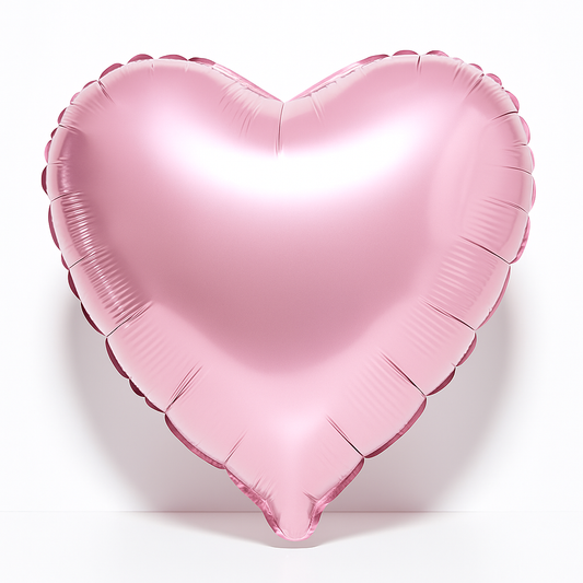 Pink Heart Foil Balloon