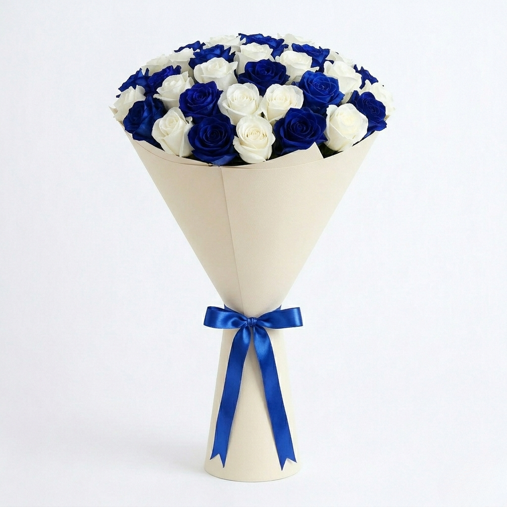 Blue Rose Bouquet
