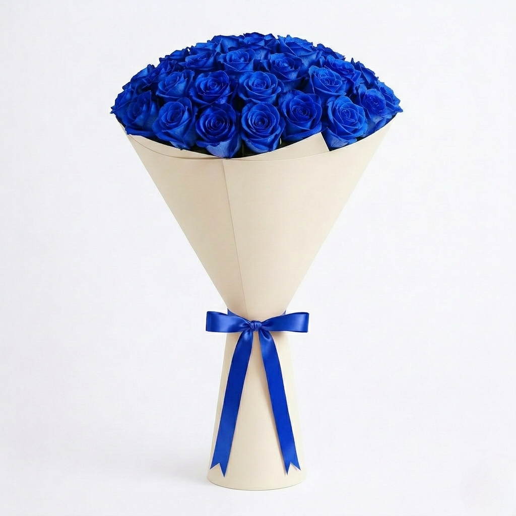 Blue Rose Bouquet