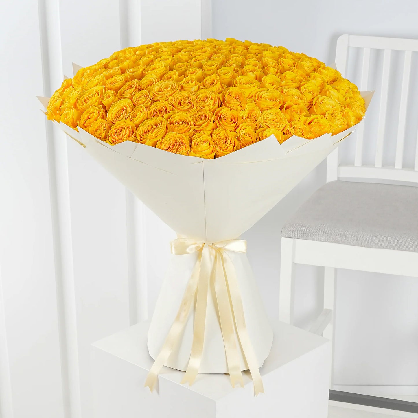 Premium Yellow Roses Bouquet