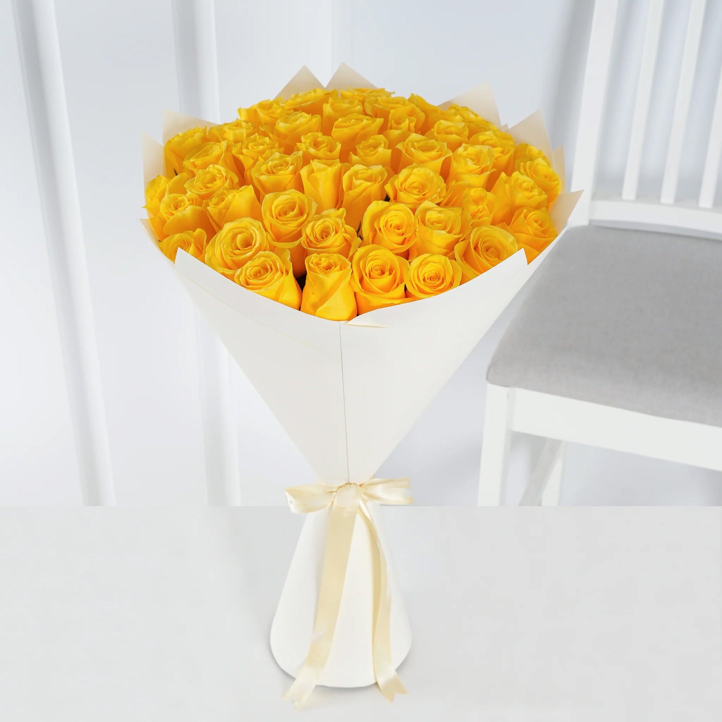 Premium Yellow Roses Bouquet