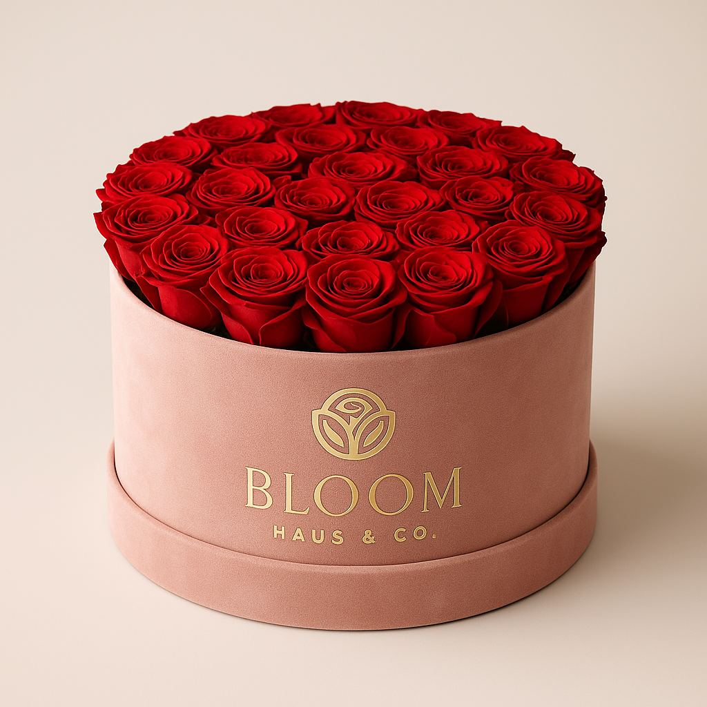 Pink Velvet Bloom Box